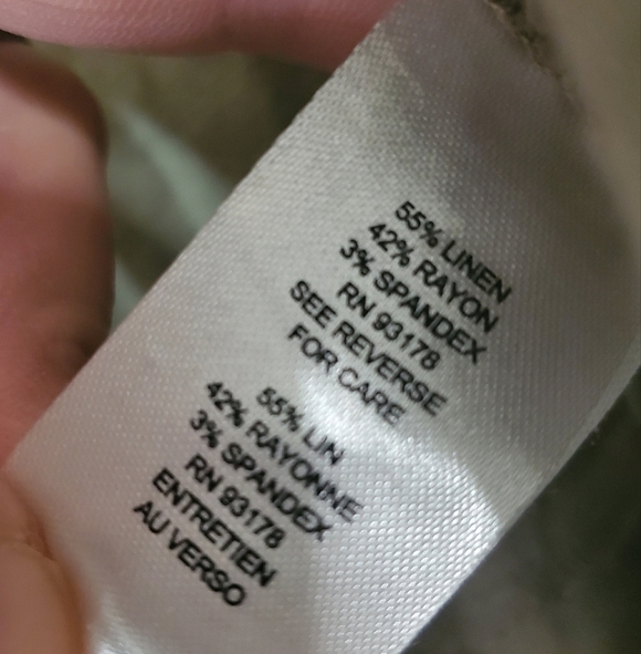 Tahari Linen Blend Jumpsuit Cropped Pants Tie Waist Tank Top Utility Minimalist - Picture 5 of 11